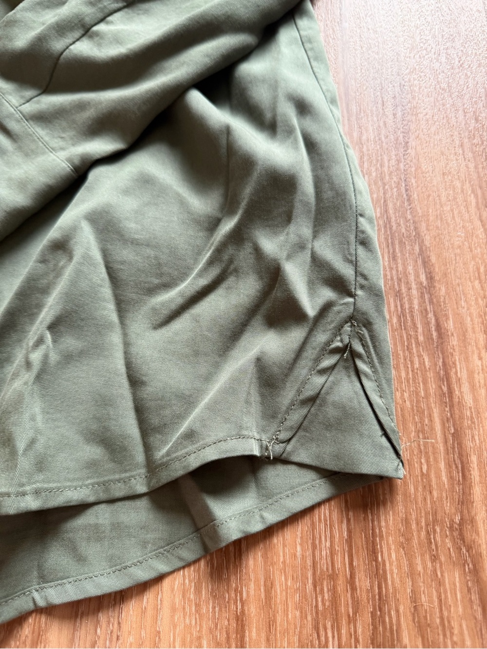 Banana Republic Olive Utility Button-Down Shirt - Picture 2 of 3